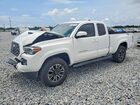 2022 Toyota Tacoma Trd Sport White vin: 3TYRZ5CN5NT020657