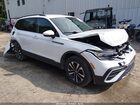 2022 Volkswagen Tiguan 2.0t S White vin: 3VV0B7AX5NM153090