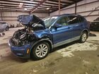 2018 Volkswagen Tiguan S Blue vin: 3VV1B7AX0JM059116
