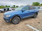2018 Volkswagen Tiguan Se Blue vin: 3VV3B7AX2JM020066
