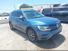 2019 Volkswagen Tiguan 2.0t Se/2.0t Sel/2.0t Sel R-line/2.0t Sel R-line Black Blue vin: 3VV3B7AX7KM016211