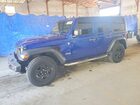 2018 Jeep Wrangler Unlimited Sport Blue vin: 1C4HJXDN6JW241140