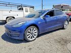 2018 Tesla Model 3 Blue vin: 5YJ3E1EA1JF033386