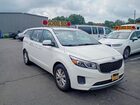 2017 Kia Sedona L White vin: KNDMA5C11H6285610