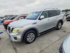 2017 Nissan Armada Sv Silver vin: JN8AY2ND7H9006295