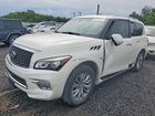 2016 Infiniti Qx80 Base White vin: JN8AZ2NF3G9610455