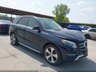 2017 Mercedes-benz Gle 350   Blue vin: 4JGDA5JB5HA834083
