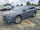 2018 Subaru Outback 2.5i Premium Gray vin: 4S4BSACC7J3353748