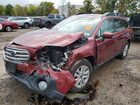 2016 Subaru Outback 2.5i Premium Burgundy vin: 4S4BSACCXG3283834