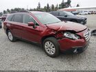 2016 Subaru Outback 2.5i Premium Red vin: 4S4BSAFC3G3308567