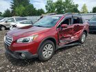 2017 Subaru Outback 2.5i Premium Burgundy vin: 4S4BSAHC7H3255273