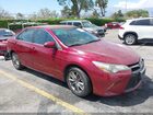 2017 Toyota Camry Se Red vin: 4T1BF1FK5HU698238