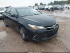 2016 Toyota Camry Se Black vin: 4T1BF1FK8GU172667