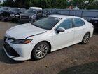 2020 Toyota Camry Le White vin: 4T1C11AK7LU502660