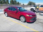 2020 Toyota Camry Hybrid Xle Red vin: 4T1F31AK6LU012525