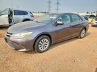 2016 Toyota Camry Le Gray vin: 4T4BF1FK3GR583299