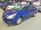 2019 Nissan Versa Sv Blue vin: 3N1CN7APXKL869085