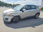 2016 Chevrolet Trax Ls Silver vin: KL7CJKSB2GB526887