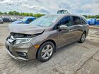 2018 Honda Odyssey Exl Brown vin: 5FNRL6H71JB095268
