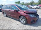 2018 Honda Odyssey Ex-l Red vin: 5FNRL6H77JB052246