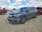 2019 Honda Pilot Ex Gray vin: 5FNYF5H32KB038461