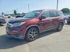 2019 Honda Pilot Touring Бордовый vin: 5FNYF5H68KB001358