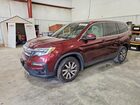 2019 Honda Pilot Exl Темно-бордовый vin: 5FNYF6H46KB029003
