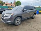 2018 Honda Pilot Exl Gray vin: 5FNYF6H55JB072531