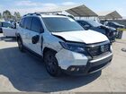 2021 Honda Passport 2wd Ex-l White vin: 5FNYF7H57MB007772
