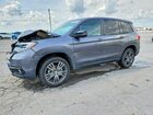 2021 Honda Passport Exl Gray vin: 5FNYF8H52MB001142