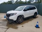 2021 Honda Passport Exl White vin: 5FNYF8H56MB035181