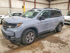 2022 Honda Passport Trail Sport Gray vin: 5FNYF8H68NB000555