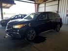 2017 Acura Mdx Technology Black vin: 5FRYD4H52HB037318