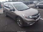 2016 Honda Cr-v Touring Gray vin: 5J6RM3H99GL016510