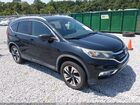2016 Honda Cr-v Touring Black vin: 5J6RM4H9XGL101829