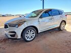 2019 Acura Rdx White vin: 5J8TC1H37KL016966