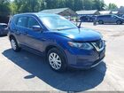 2020 Nissan Rogue S Intelligent Awd Blue vin: 5N1AT2MV4LC762498