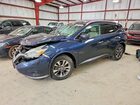 2017 Nissan Murano Sl Blue vin: 5N1AZ2MH7HN140045
