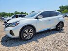 2019 Nissan Murano Sl White vin: 5N1AZ2MS3KN112892