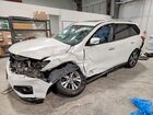 2018 Nissan Pathfinder Sv White vin: 5N1DR2MM5JC637560