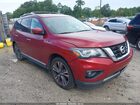 2017 Nissan Pathfinder Platinum Красный vin: 5N1DR2MN0HC910567