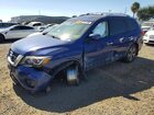 2017 Nissan Pathfinder S Blue vin: 5N1DR2MN3HC628164