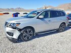 2018 Nissan Pathfinder Platinum Silver vin: 5N1DR2MN4JC638062
