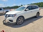 2018 Nissan Pathfinder Sv White vin: 5N1DR2MN5JC655338