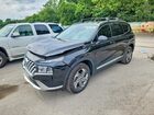 2021 Hyundai Santa Fe Sel Black vin: 5NMS2DAJ7MH348594