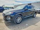 2019 Hyundai Santa Fe Sel 2.4l Black vin: 5NMS33AD4KH101922