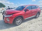 2019 Hyundai Santa Fe Sel 2.4l Red vin: 5NMS3CAD4KH055606