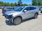 2022 Hyundai Santa Fe Limited Silver vin: 5NMS44AL5NH444446