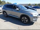 2019 Hyundai Santa Fe Limited 2.0t Gray vin: 5NMS5CAA6KH033106