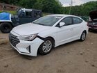 2019 Hyundai Elantra Se White vin: 5NPD74LF0KH442402